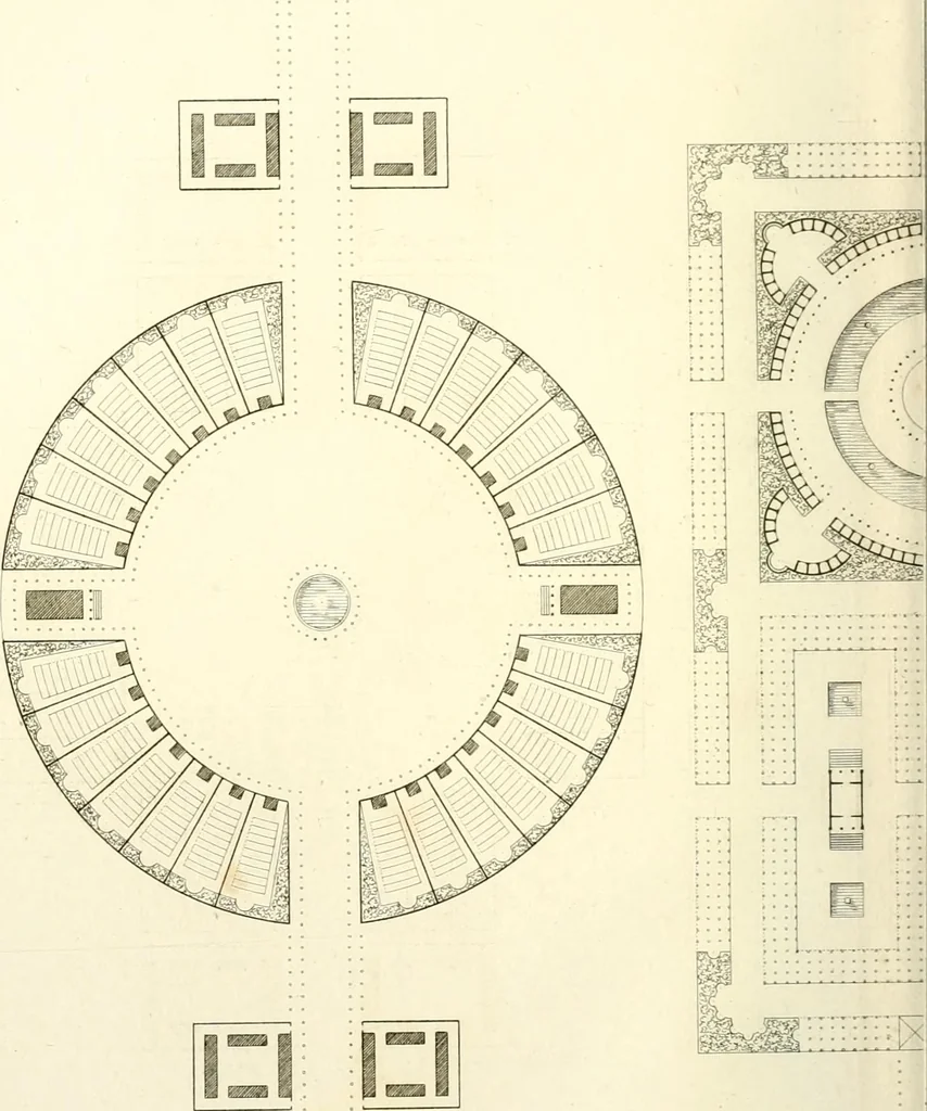 An illustration from Partie graphique des cours d'architecture faits à l'École royale polytechnique depuis sa réorganisation; précédée d'un sommaire des leçons relatives à ce nouveau travail, 1821, leaf 167