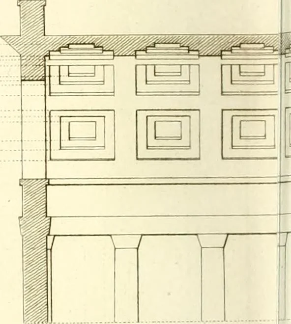 An illustration from Partie graphique des cours d'architecture faits à l'École royale polytechnique depuis sa réorganisation; précédée d'un sommaire des leçons relatives à ce nouveau travail, 1821, leaf 51