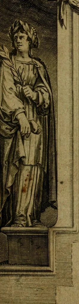 An illustration from Emblemata Florentii Schoonhovii I.C. Goudani, partim moralia, partim etiam civilia. Cum latiori eorundem ejusdem auctoris interpretatione. Accedunt et alia quaedam poëmatia in alijs poëmatum suorum libris non contenta, 1618, leaf 10