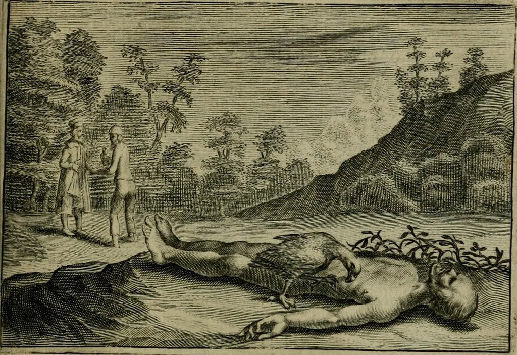 An illustration from Emblemata Florentii Schoonhovii I.C. Goudani, partim moralia, partim etiam civilia. Cum latiori eorundem ejusdem auctoris interpretatione. Accedunt et alia quaedam poëmatia in alijs poëmatum suorum libris non contenta, 1618, leaf 122