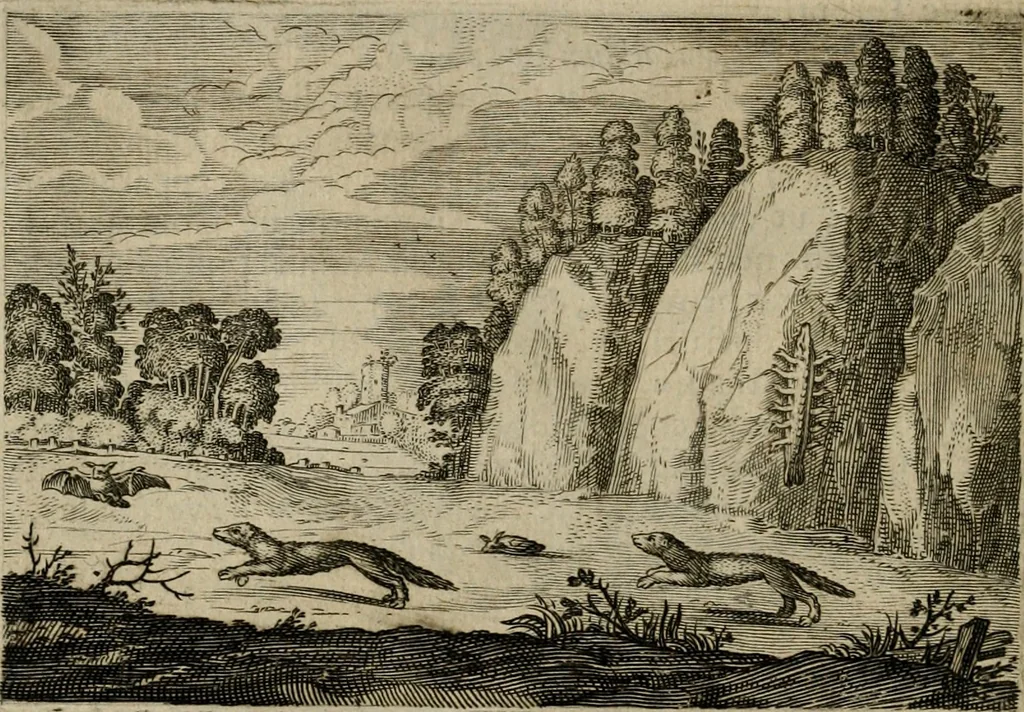 An illustration from Emblemata Florentii Schoonhovii I.C. Goudani, partim moralia, partim etiam civilia. Cum latiori eorundem ejusdem auctoris interpretatione. Accedunt et alia quaedam poëmatia in alijs poëmatum suorum libris non contenta, 1618, leaf 175