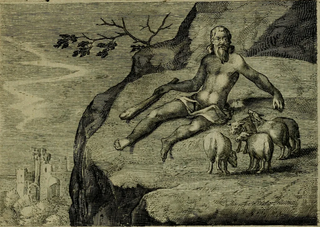 An illustration from Emblemata Florentii Schoonhovii I.C. Goudani, partim moralia, partim etiam civilia. Cum latiori eorundem ejusdem auctoris interpretatione. Accedunt et alia quaedam poëmatia in alijs poëmatum suorum libris non contenta, 1618, leaf 228