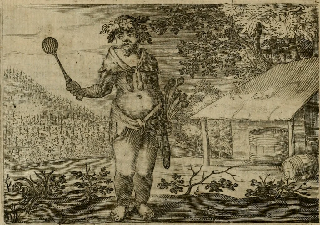 An illustration from Emblemata Florentii Schoonhovii I.C. Goudani, partim moralia, partim etiam civilia. Cum latiori eorundem ejusdem auctoris interpretatione. Accedunt et alia quaedam poëmatia in alijs poëmatum suorum libris non contenta, 1618, leaf 53