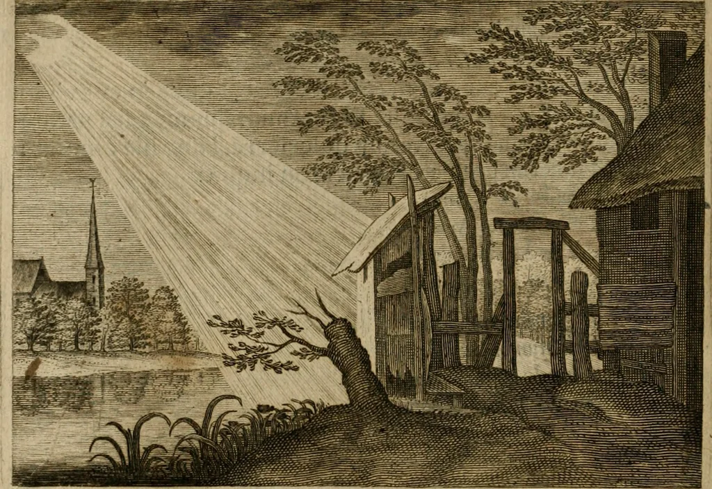 An illustration from Emblemata Florentii Schoonhovii I.C. Goudani, partim moralia, partim etiam civilia. Cum latiori eorundem ejusdem auctoris interpretatione. Accedunt et alia quaedam poëmatia in alijs poëmatum suorum libris non contenta, 1618, leaf 77