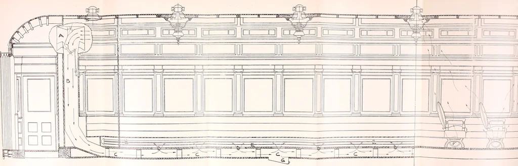 An illustration from The passenger car ventilation system of the Pennsylvania Railroad Company, 1904, leaf 29