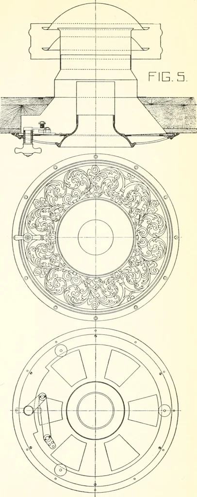 An illustration from The passenger car ventilation system of the Pennsylvania Railroad Company, 1904, leaf 34