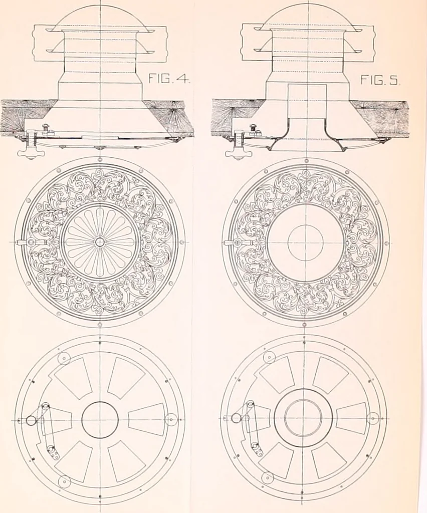 An illustration from The passenger car ventilation system of the Pennsylvania Railroad Company, 1904, leaf 35