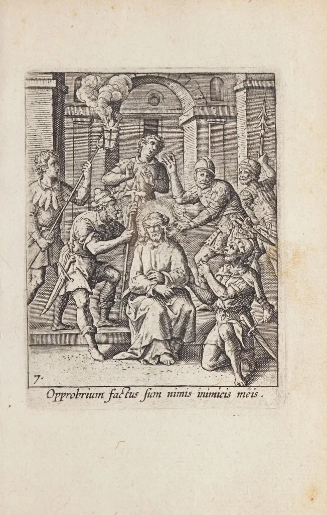 An illustration from Passio et resvrrectio D.N. Iesv Christi / edita et excusa ab Ad. Collaert., 1600, leaf 31