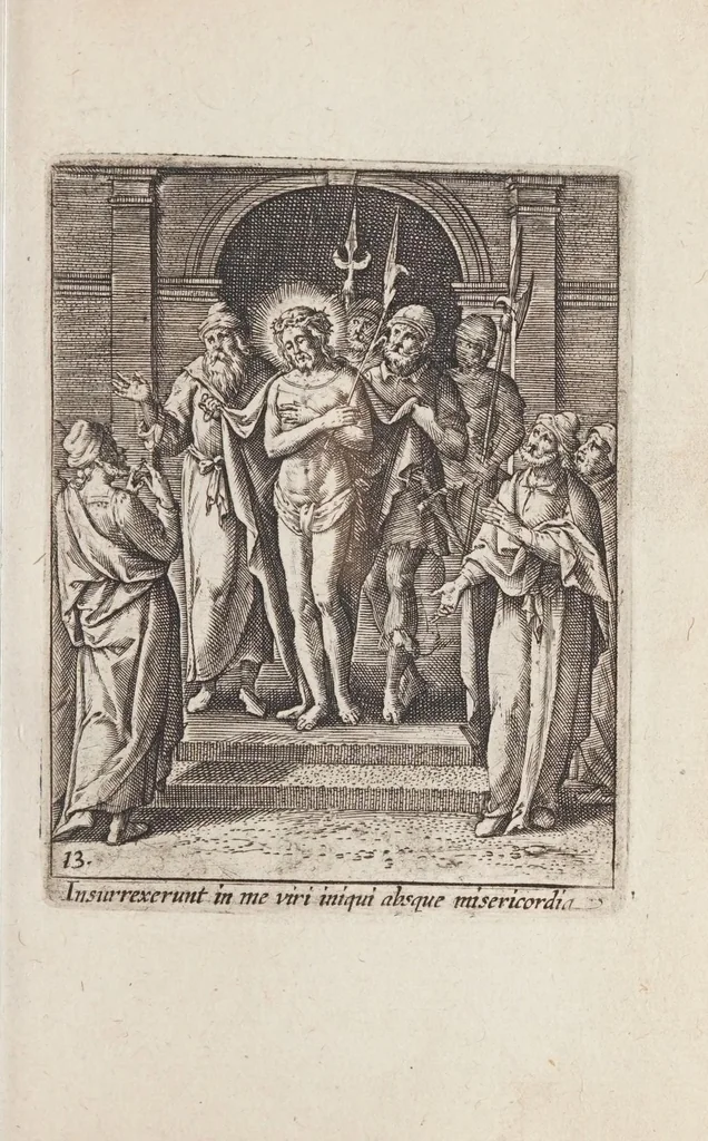 An illustration from Passio et resvrrectio D.N. Iesv Christi / edita et excusa ab Ad. Collaert., 1600, leaf 55