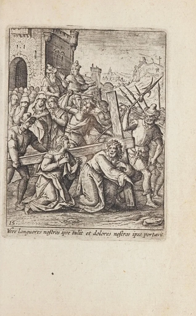 An illustration from Passio et resvrrectio D.N. Iesv Christi / edita et excusa ab Ad. Collaert., 1600, leaf 63