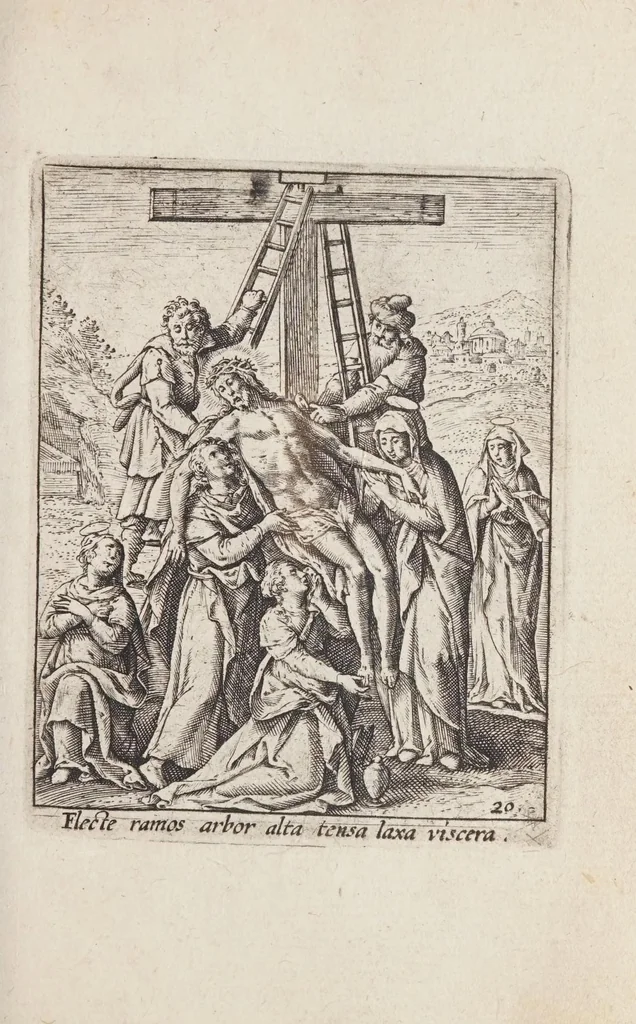 An illustration from Passio et resvrrectio D.N. Iesv Christi / edita et excusa ab Ad. Collaert., 1600, leaf 83