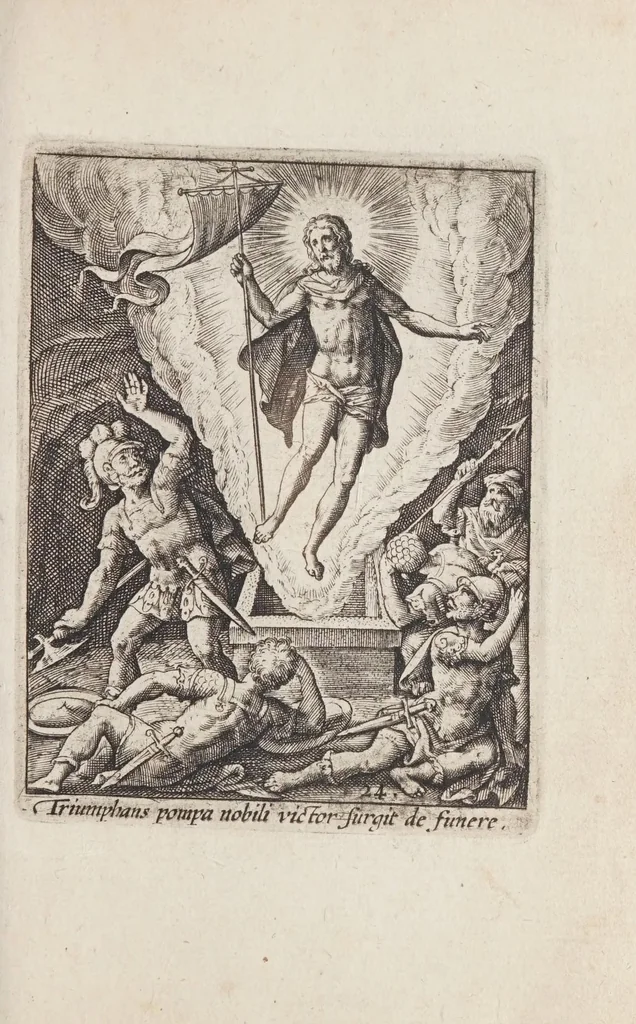 An illustration from Passio et resvrrectio D.N. Iesv Christi / edita et excusa ab Ad. Collaert., 1600, leaf 99