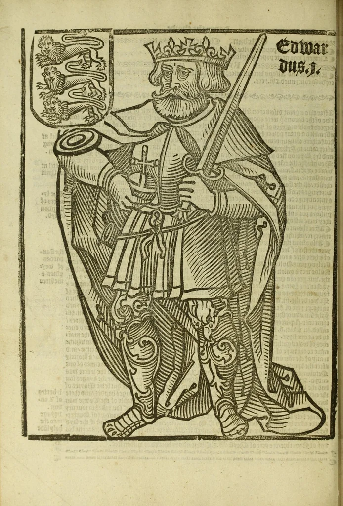 An illustration from The pastyme of people : the cronycles of dyuers realmys and most specyally of the realme of Englond, 1530, leaf 92