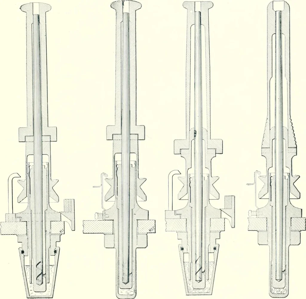 An illustration from Patentees and makers of machinery : on the latest and most approved principles for preparing, spinning & doubling, cotton, cotton waste, wool, worsted, silk, and bigonia yarns, 1900, leaf 118