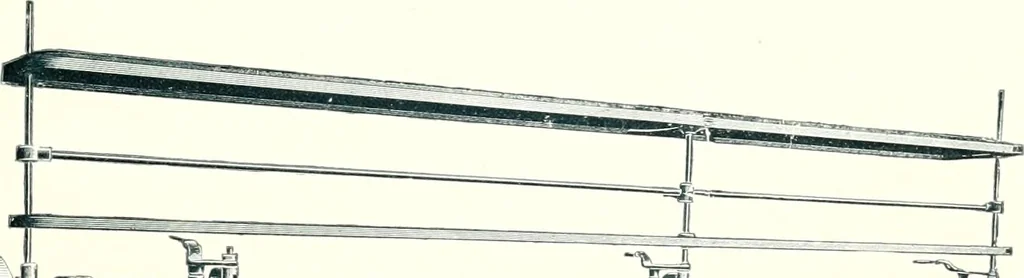 An illustration from Patentees and makers of machinery : on the latest and most approved principles for preparing, spinning & doubling, cotton, cotton waste, wool, worsted, silk, and bigonia yarns, 1900, leaf 84
