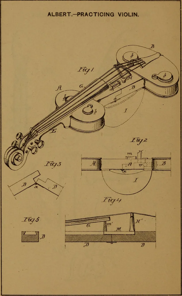 An illustration from Patent soliciting and United States court practice, with remarks concerning specifications and claims, drawings, official examination, appeals, reissues, searches and reports, court practice, interferences, foreign patents, etc, 1883, leaf 145