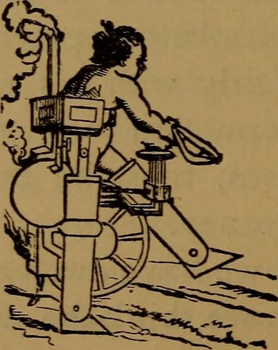 An illustration from Patent soliciting and United States court practice, with remarks concerning specifications and claims, drawings, official examination, appeals, reissues, searches and reports, court practice, interferences, foreign patents, etc, 1883, leaf 19