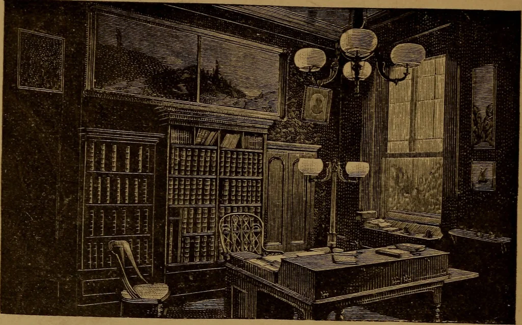 An illustration from Patent soliciting and United States court practice, with remarks concerning specifications and claims, drawings, official examination, appeals, reissues, searches and reports, court practice, interferences, foreign patents, etc, 1883, leaf 37