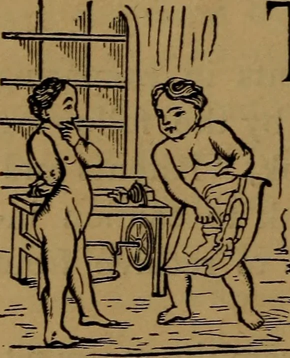 An illustration from Patent soliciting and United States court practice, with remarks concerning specifications and claims, drawings, official examination, appeals, reissues, searches and reports, court practice, interferences, foreign patents, etc, 1883, leaf 51
