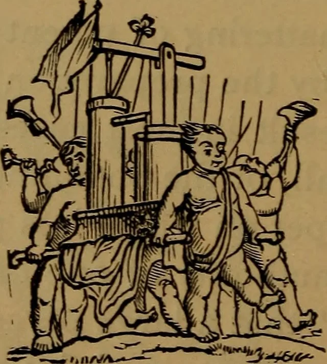 An illustration from Patent soliciting and United States court practice, with remarks concerning specifications and claims, drawings, official examination, appeals, reissues, searches and reports, court practice, interferences, foreign patents, etc, 1883, leaf 71