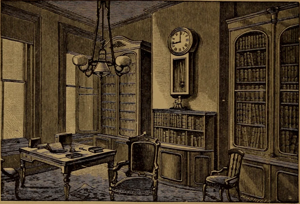An illustration from Patent soliciting and United States court practice, with remarks concerning specifications and claims, drawings, official examination, appeals, reissues, searches and reports, court practice, interferences, foreign patents, etc, 1883, leaf 91