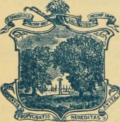 An illustration from Patriot's day celebration at Cambridge, Mass., April 19th, 1921. Also an address on the true American flag <our first national emblem and standard> the Cambridge flag, 1921, leaf 29