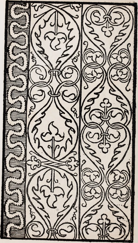 An illustration from Patrons de broderie et de lingerie du XVIe siècle, 1872, leaf 101