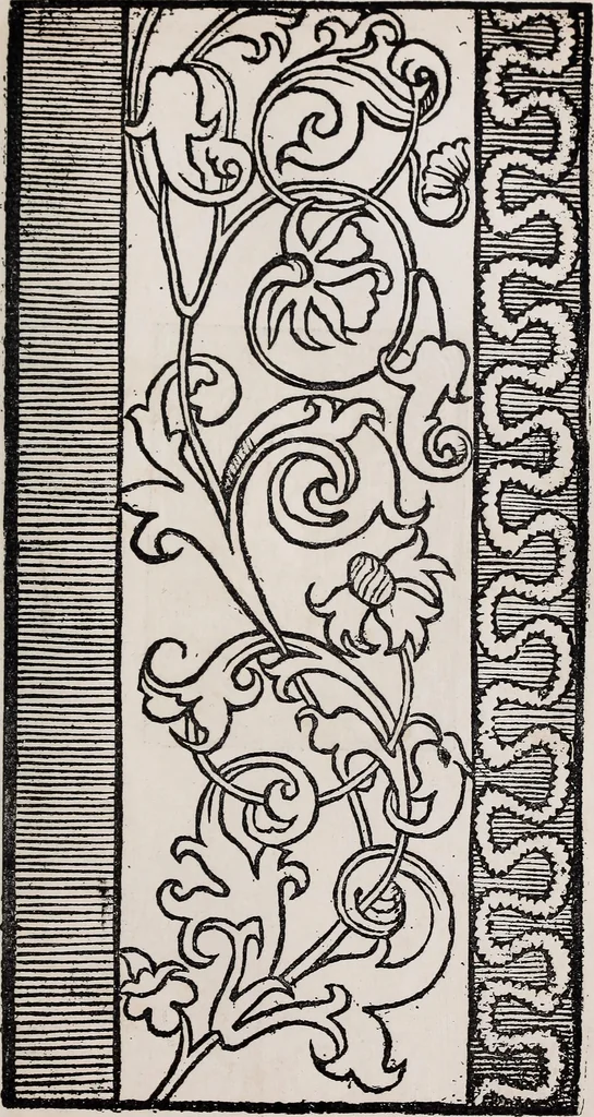 An illustration from Patrons de broderie et de lingerie du XVIe siècle, 1872, leaf 102