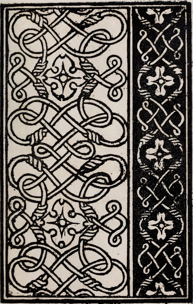 An illustration from Patrons de broderie et de lingerie du XVIe siècle, 1872, leaf 126