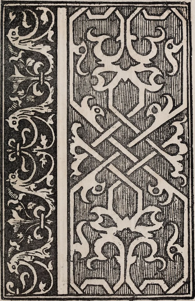 An illustration from Patrons de broderie et de lingerie du XVIe siècle, 1872, leaf 134