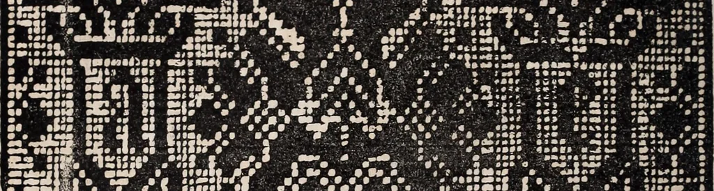 An illustration from Patrons de broderie et de lingerie du XVIe siècle, 1872, leaf 145