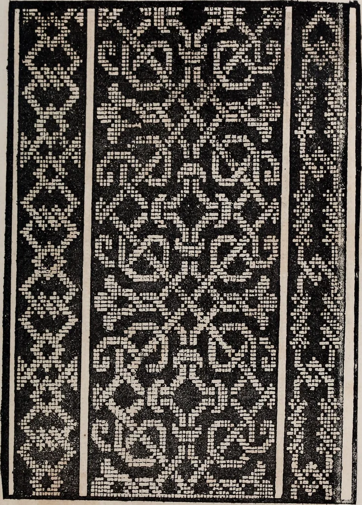 An illustration from Patrons de broderie et de lingerie du XVIe siècle, 1872, leaf 146