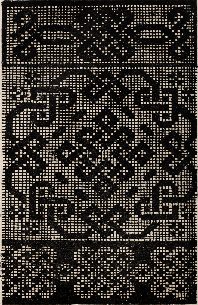 An illustration from Patrons de broderie et de lingerie du XVIe siècle, 1872, leaf 149