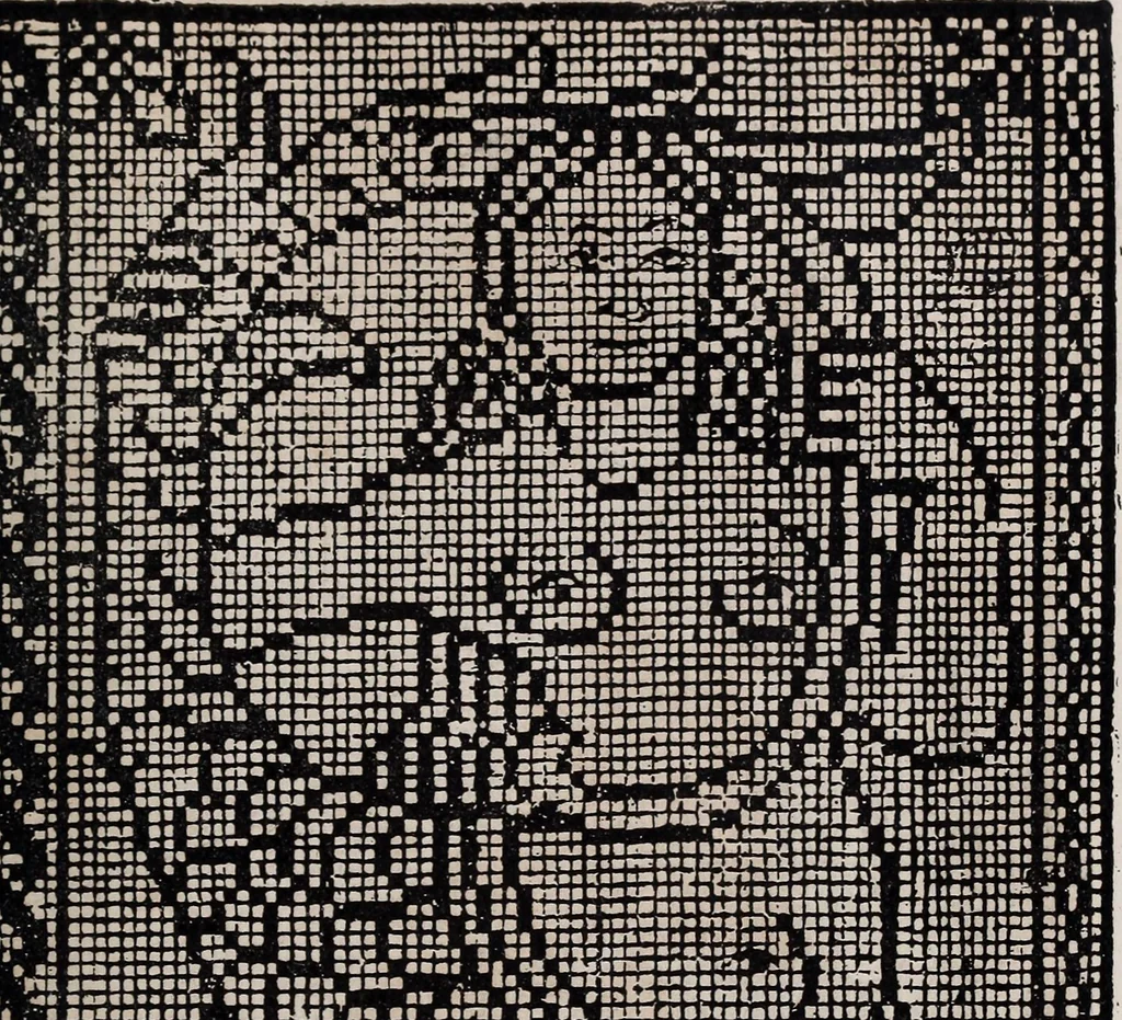 An illustration from Patrons de broderie et de lingerie du XVIe siècle, 1872, leaf 152