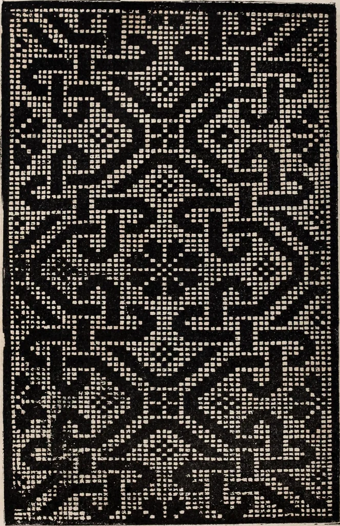 An illustration from Patrons de broderie et de lingerie du XVIe siècle, 1872, leaf 155