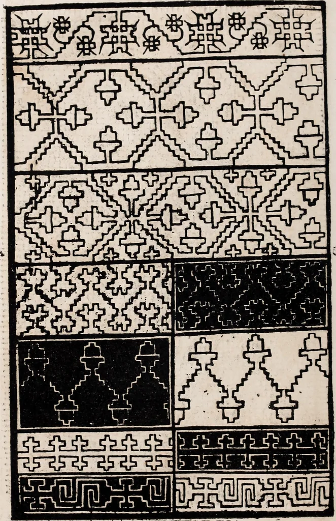 An illustration from Patrons de broderie et de lingerie du XVIe siècle, 1872, leaf 35