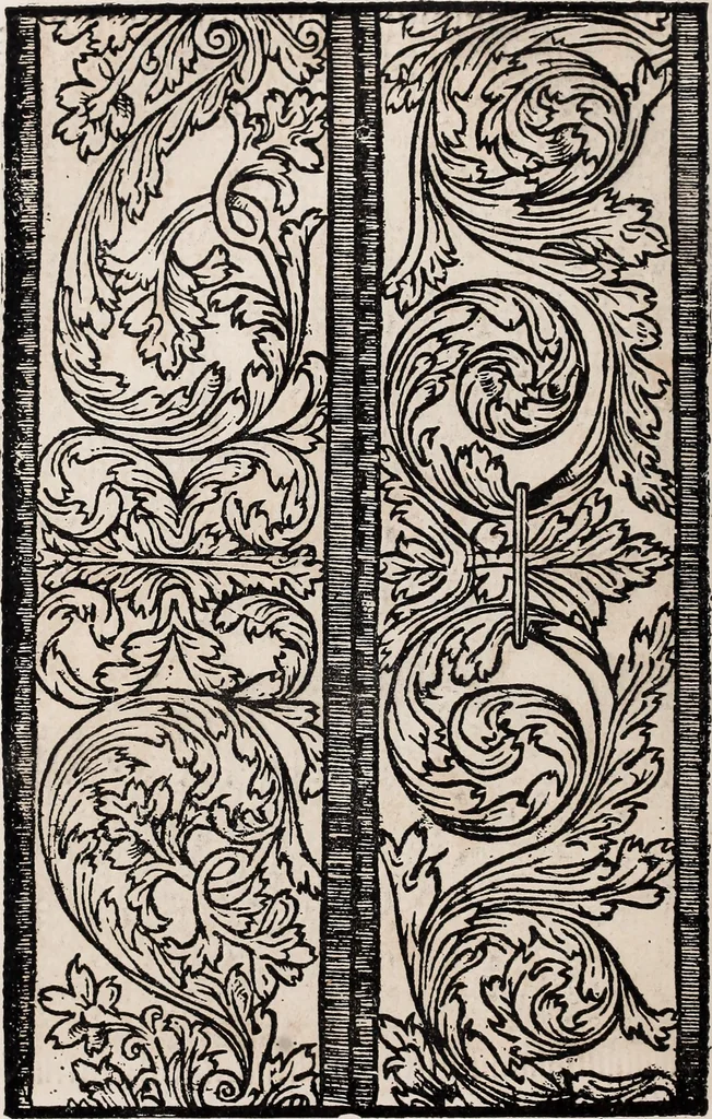 An illustration from Patrons de broderie et de lingerie du XVIe siècle, 1872, leaf 47