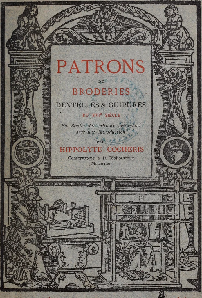 An illustration from Patrons de broderie et de lingerie du XVIe siècle, 1872, leaf 6
