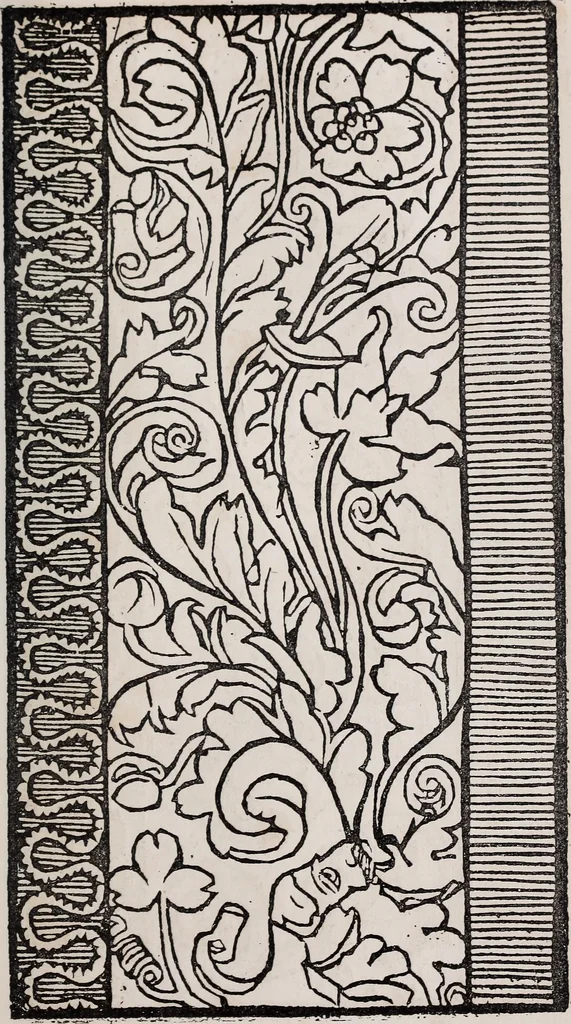 An illustration from Patrons de broderie et de lingerie du XVIe siècle, 1872, leaf 96
