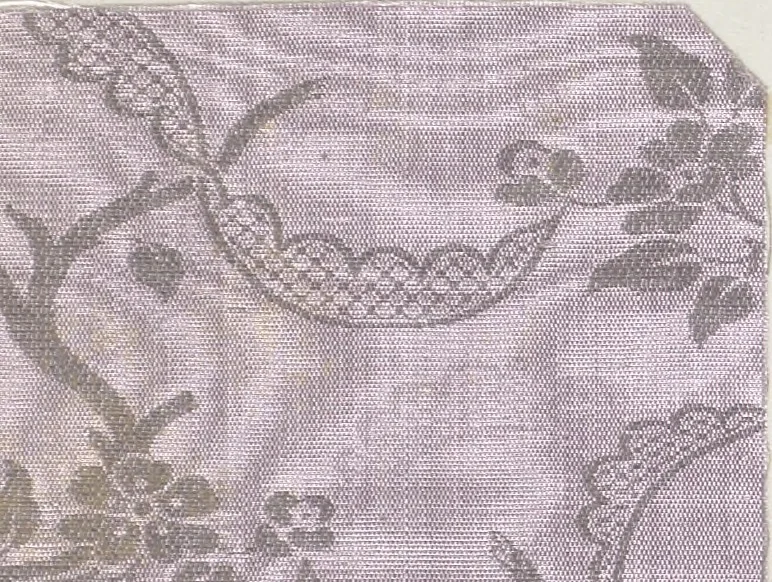 An illustration from Pattern book of silks and damasks, 1700, leaf 111