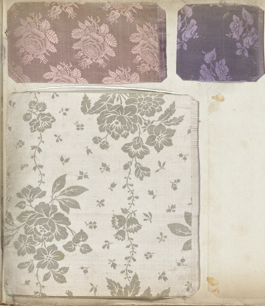 An illustration from Pattern book of silks and damasks, 1700, leaf 114