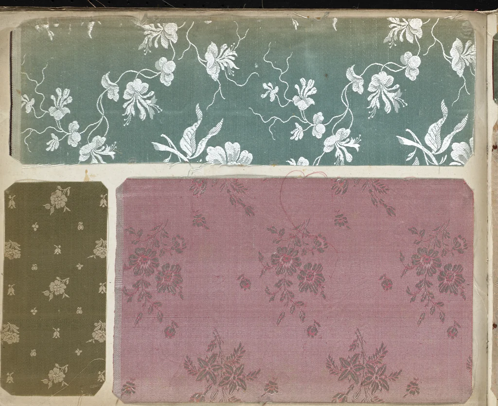 An illustration from Pattern book of silks and damasks, 1700, leaf 115