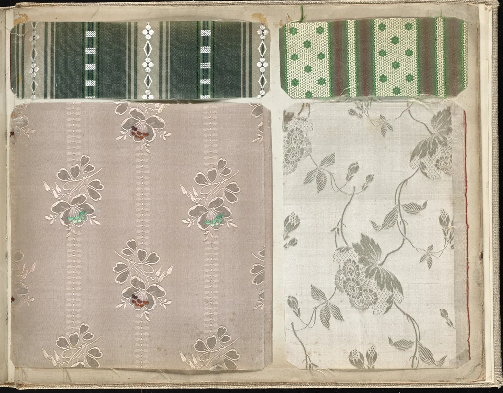 An illustration from Pattern book of silks and damasks, 1700, leaf 116