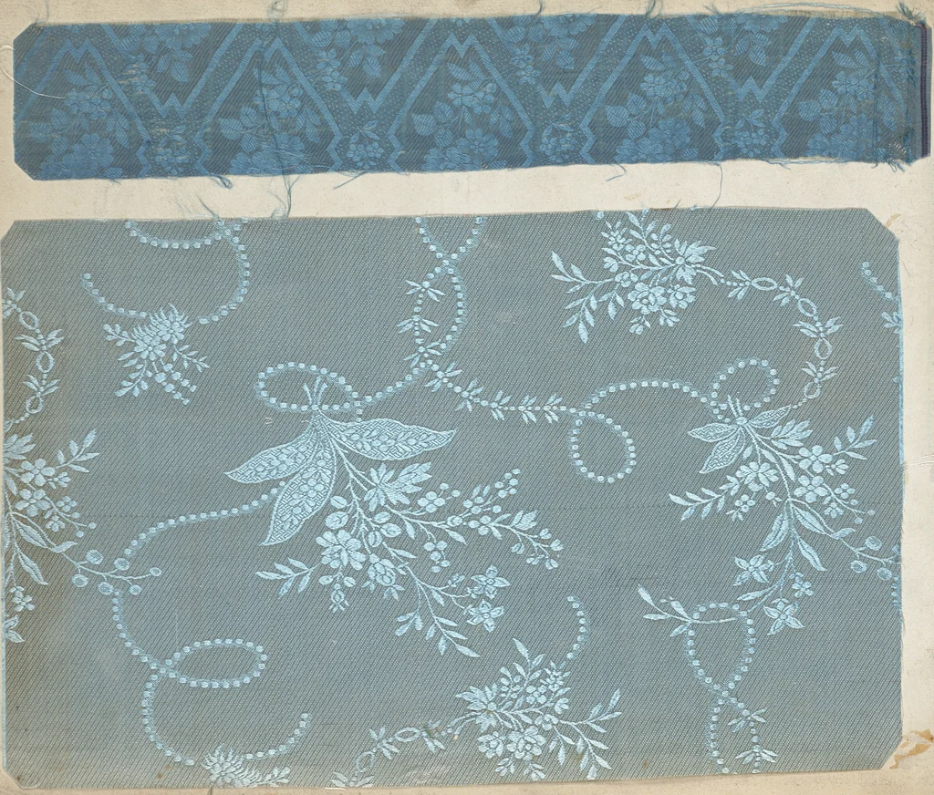 An illustration from Pattern book of silks and damasks, 1700, leaf 125