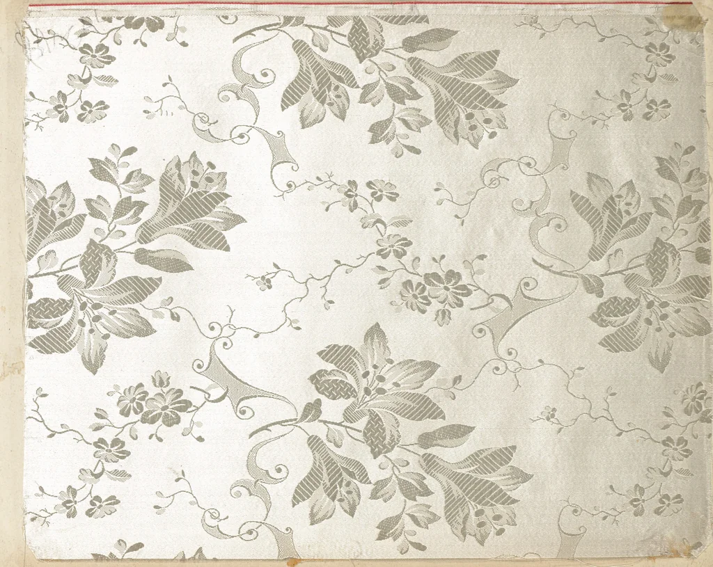 An illustration from Pattern book of silks and damasks, 1700, leaf 16