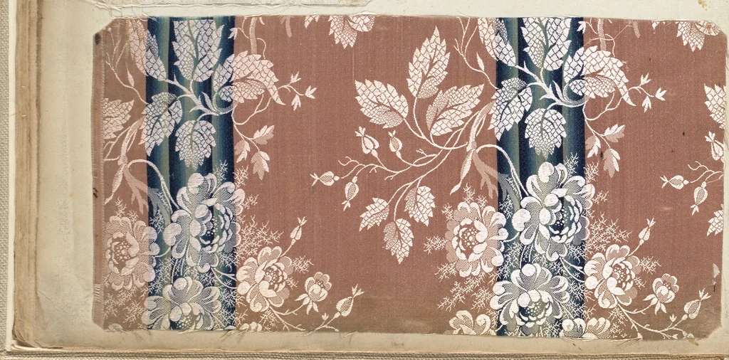 An illustration from Pattern book of silks and damasks, 1700, leaf 31