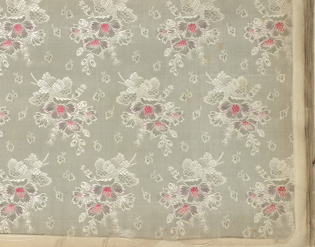 An illustration from Pattern book of silks and damasks, 1700, leaf 34