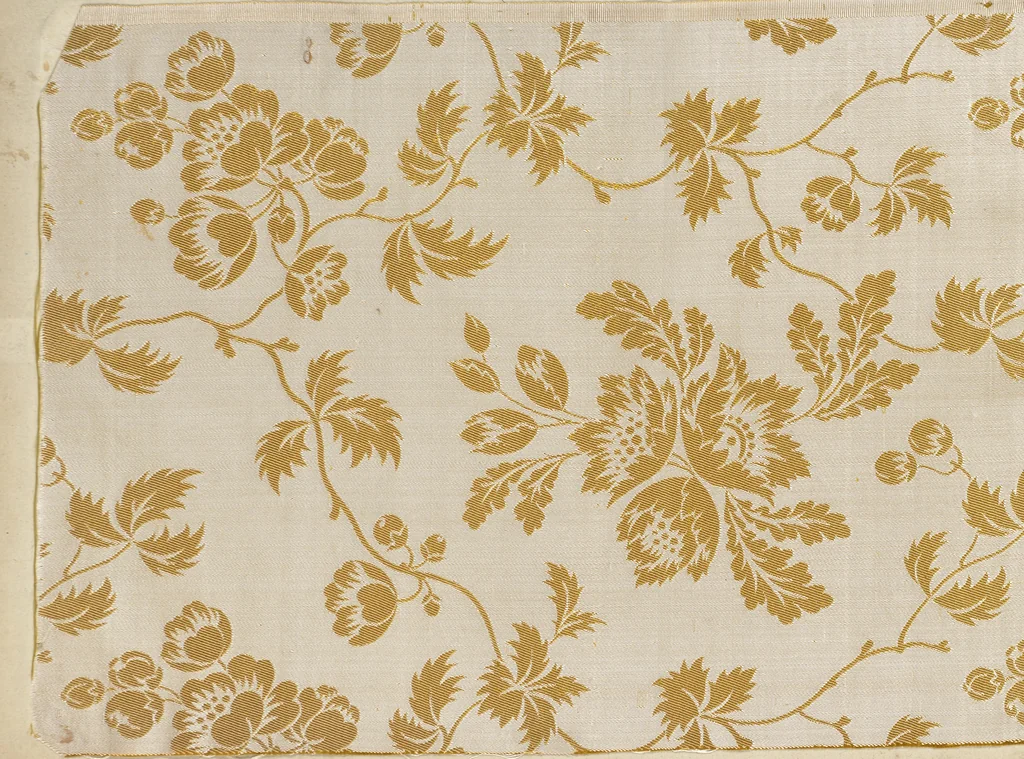 An illustration from Pattern book of silks and damasks, 1700, leaf 35