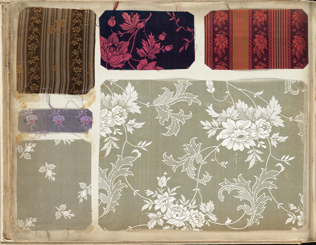An illustration from Pattern book of silks and damasks, 1700, leaf 41
