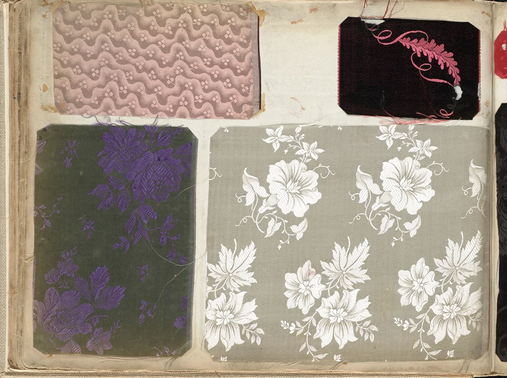 An illustration from Pattern book of silks and damasks, 1700, leaf 47